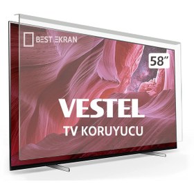 Resim Best Ekran Vestel Uyumlu 58" 147 Ekran TV Ekran Koruyucu 