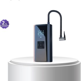 Resim Zero Land Nrzsnt Kablosuz Dijital Lastik Şişirme Pompası LED Işıklı 80W 