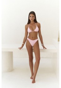 Resim Mai Collection Mai Studios Co. Samudra Halka Detaylı Pembe Bikini Üstü Pembe 