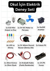 Resim Okul İçin Elektrik Deney Seti 