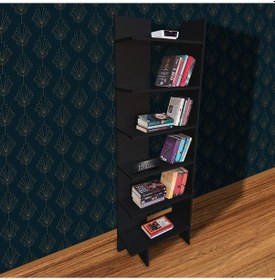 Resim 6 Raflı Köşe Kitaplık Dekoratif Köşe Kitaplığı Tlpk03s 001 