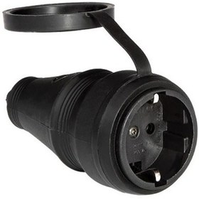 Resim Kauçuk Topraklı Dişi Fiş 16a 220v 25'li Paket 