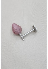 Resim Armut Model Kordon Sarma Perde Renso-pembe 