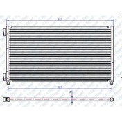 Resim Klima Radyatoru Kondenser Doblo 2001- Idea Punto 2003- 504616037 