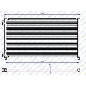 Resim Klima Radyatoru Kondenser Doblo 2001- Idea Punto 2003- 504616037 