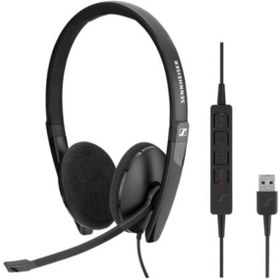 Resim Sennheiser Epos Sc 160 Usb Ctrl Çift Taraflı Uc Kulaklık 