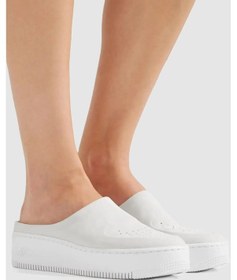 Resim Nike Air Force 1 Lover Xx Leather Sneaker Kadın Hakiki Deri Terlik Kırık Beyaz Beyaz 