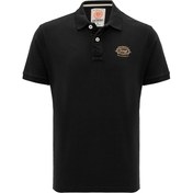 Resim Routefield Plate Erkek Siyah Polo Tişört 