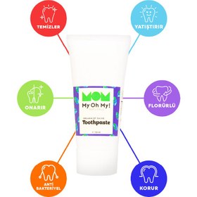 Resim Spearmint Shine | Organik Tatlı Nane Uçucu Yağlı Florürlü Çocuk Diş Macunu 