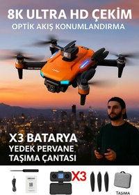 Resim Munico Katlanabilir Drone – 4K HD Kamera, 200m Menzil, 16 Dakika Uçuş Süresi | Fırçasız Motorlu 