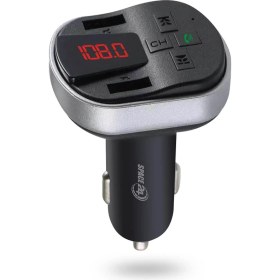 Resim SPACE24 SP121 Bluetooth Dahili Mikrofon USB Aux Tf Kart Çakmaklık Girişli Fm Transmitter Siyah 