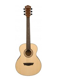 Resim Washburn Agm5k Apprentice G-mini 5 Akustik Gitar Seyahat Tipi - Kompakt Seri Ladin Üst Kapak, Maun Arka Ve Yanlar, 7/8 Gövde Ölçüsü, Rahat Taşınabilir Yapı Ölçüler: 578 Mm Skala Uzunluğu 