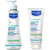 Resim Mustela Stelatopia Yenileyici Krem 300 ml + Şampuan 200 ml 