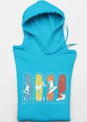 Resim xtreme turkey Turkuaz Tasarım Hoodie 