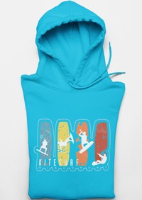 Resim xtreme turkey Turkuaz Tasarım Hoodie 