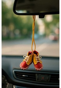 Resim Belkıs Araç Kokusu Ayakkabı Şekilli Deri Araba Ve Oda Kokusu 