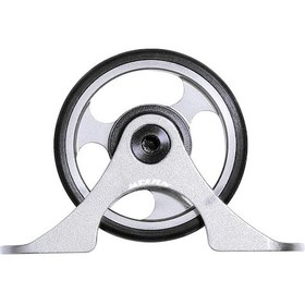 Resim Lemestar Katlanabilir Bisiklet Paleti Alüminyum Kolay Taşıma Tekerleği Gümüş 