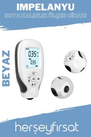 Resim Genel Markalar Kaplama Boya Kalınlık Ölçer 0-2000 Um Araba Boyası Ölçüm Cihazı Beyaz Araç Boya Ölçüm Cihazı 