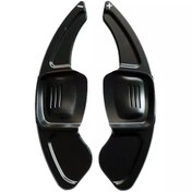 Resim YıldızTuning Passat B8.5 Siyah F1 Direksiyon Kulakçık 