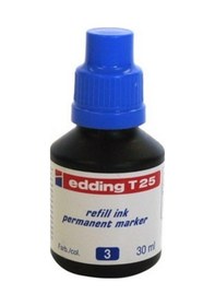 Resim Edding T25 Permanent Mürekkep 30Ml.Mavi 