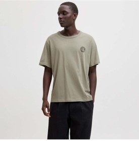 Resim Jack & Jones Jack&jones Alliance Erkek Kahverengi Tişört 