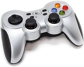 Resim Logitech F710 Kablosuz Gamepad, 2.4 GHz Kablosuz Bağlantı Özelliği, Çift Titreşimli Bildirim Motoru, 4 Düğmeli Hassas D-Pad, XID Modu, Gri 