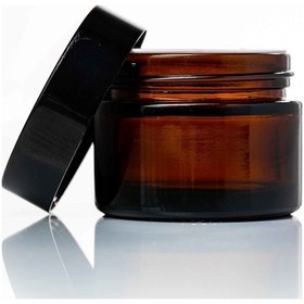 Resim 30ml Kahverengi Cam Krem Kavanozu, 24 Adet, Kozmetik Kavanoz,krem Kavanozu, Cam Kavanoz 