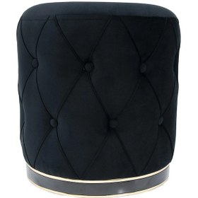 Resim Chester Puf, Siyah Gold 