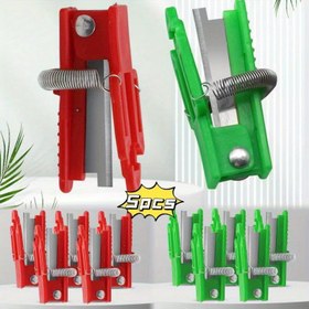 Resim 5 adet Çok Fonksiyonlu Bahçe Toplama Aracı Seti - Karbon Çelik Parmak Bıçağı, Domates ve Meyve Toplayıcı, Sebze Kesici, Parmak Kesici ile Verimli Bahçe Toplama, Tarım ve Sitrus Soyulması için Bahçe Toplama Araçları | Pratik Bahçe Araçları | Dayanıklı Karbon Çelik Araçlar, Bahçe Araçları Aksesuarı 