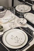 Resim Kütahya Porselen Bone V-Form 26 Parça Yemek Takımı Angelica 