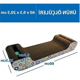 Resim Doğal Kedi Otlu Ve Zilli Tırmalama Kartonları, 3'lü Set 