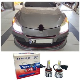 Resim Renault Megane 3 Led Xenon Uzun Far Ampulü H7 Duo Yeni Seri Beyaz 