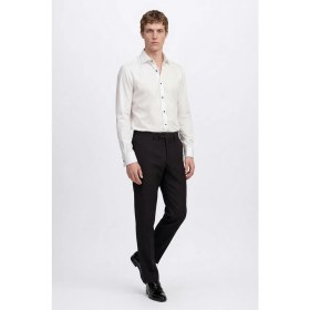 Resim Altınyıldız Classics Pamuklu Slim Fit Dar Kesim Ata Yaka Esnek Gömlek 