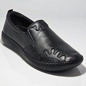 Resim Cem Pekşen Be Fast One 2302 Kadın Deri Günlük Casual Comfort Ayakkabı Siyah 