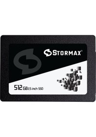 Resim Stormax Black SER-SMX-SSD30BLCK/512G 512 GB 2.5" SATA 3 SSD 
