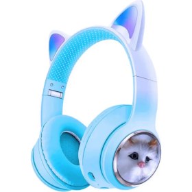Resim Subzero Kedi SW90 Bluetooth Renkli Kulaklık 