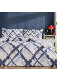 Resim Taç Brıza Ranforce Çift Kişilik Nevresim Takımı Mavi 000000001000050440 MAVI 