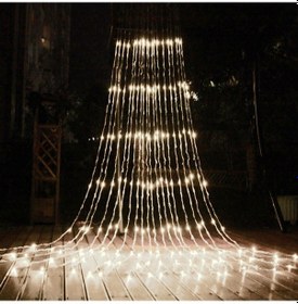 Resim Sunlight 2x3m Yağmur Perde Led Aydınlatma 5 Modlu Beyaz 