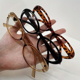 Resim 3 Adet 2024 Moda Minimalist Kadın Gözlükleri Ultra Hafif Oval Çerçeve Retro Şık Düz Lensli Gözlükler 