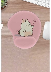 Resim Damla, Bilek Destekli, Konforlu Mousepad, Baskılı Karikatür Desenli Mousepad Laptop 