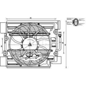 Resim Mahle Bmw Komple Fan 4kutuplu 400 W Bmw E39 M51 M57 M62 1995>98 - Acf 23 000s 