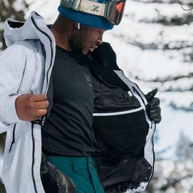 Resim Burton Mens Ak Cyclic Gore-Tex 2L Erkek Gri Snowboard Ceketi 