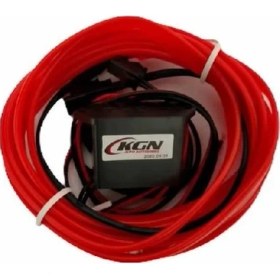 Resim Kgn Araç İçi Torpido Neon Kırmızı 2 Adaptörlü LED 5 m 