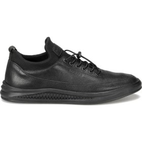 Resim Dockers By Gerli 227225 Siyah Deri Rahat Tabanlı Casual Ayakkabı 