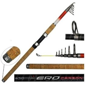 Resim Teleskopik Olta Kamışı Portfish Hero Carbon 240cm 40-80gr 1 