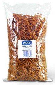 Resim Mas Ambalaj Lastiği Toka Mini Küçük Boy 40/25 mm 500 gram %100 Kauçuk Mas 374 