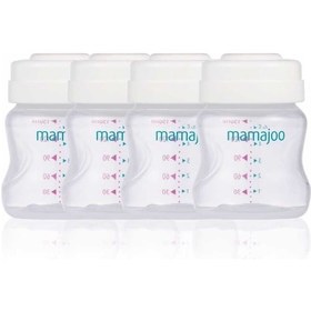 Resim Mamajoo PP Anne Sütü Saklama Seti 4 x 150 ML 