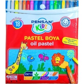 Resim 18’li Pastel Boya Seti – Okul ve Sanat Çalışmaları Için Ideal 
