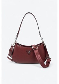 Resim Silver Polo Sp1251 Kadın Omuz Çantası Düz Bordo-bordo 