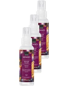 Resim Spiced Plum Baharatlı Erik Ve Portakal Kokulu Vücut Spreyi 100 Ml. Üçlü Paket 